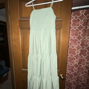 Elegant Green Maxi Dress